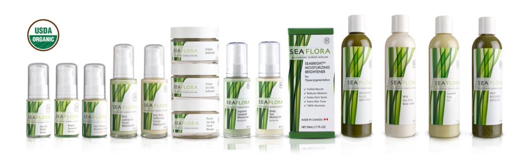 Sea flora, sea weed, skin care 