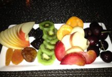 fruit plate healthy dining